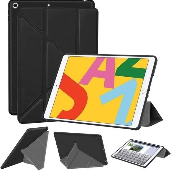 NWT Supveco Case for iPad 10.2 inch Multiple Viewing Angles Smart Soft TPU Back