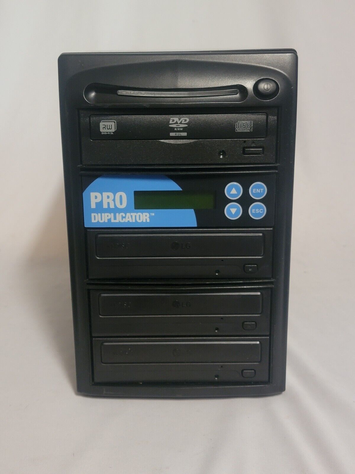 LG Pro Duplicator 4-Position CD/DVD Disc Duplicator