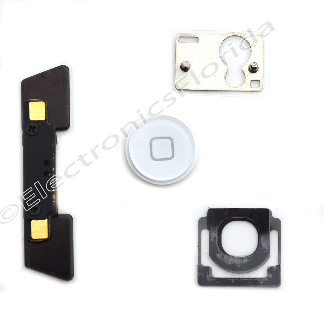 Home Button + Home Button Bracket Holder Set + Camera Holder for iPad 2 b368