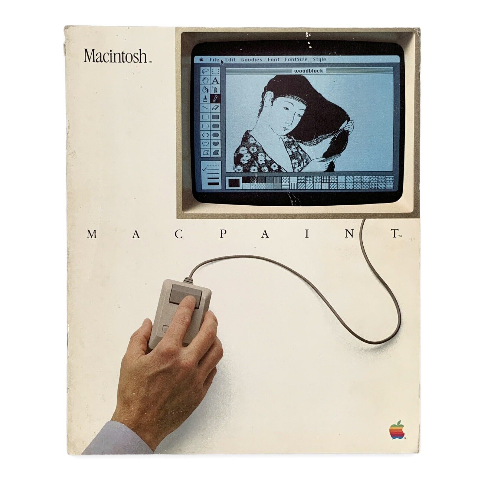 Apple Macintosh MacPaint Manual VTG 1983 1st Printing 030-0848