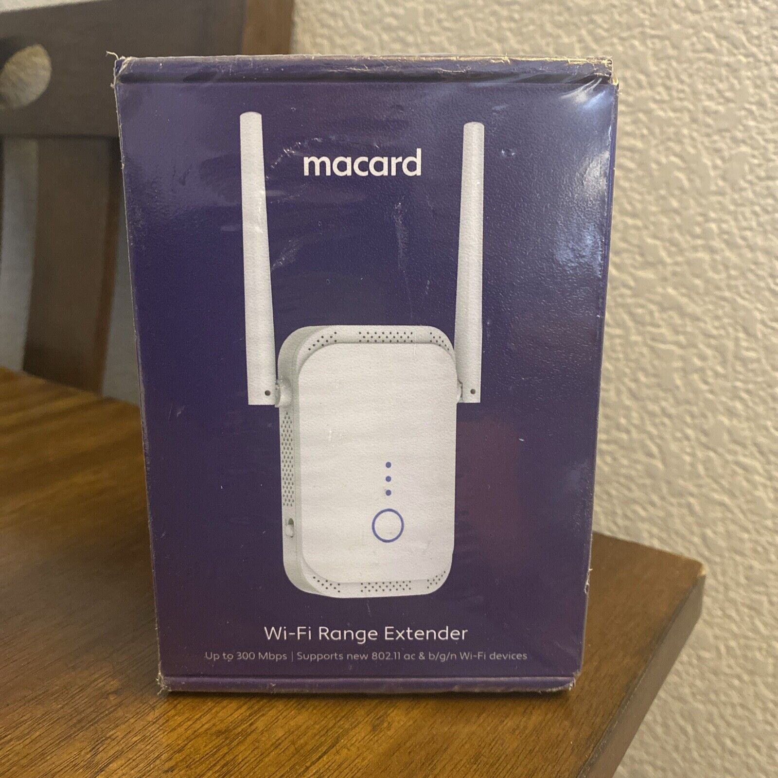 Wi-Fi Range Extender Macard N300 Expand Router Network Booster NEW SEALED