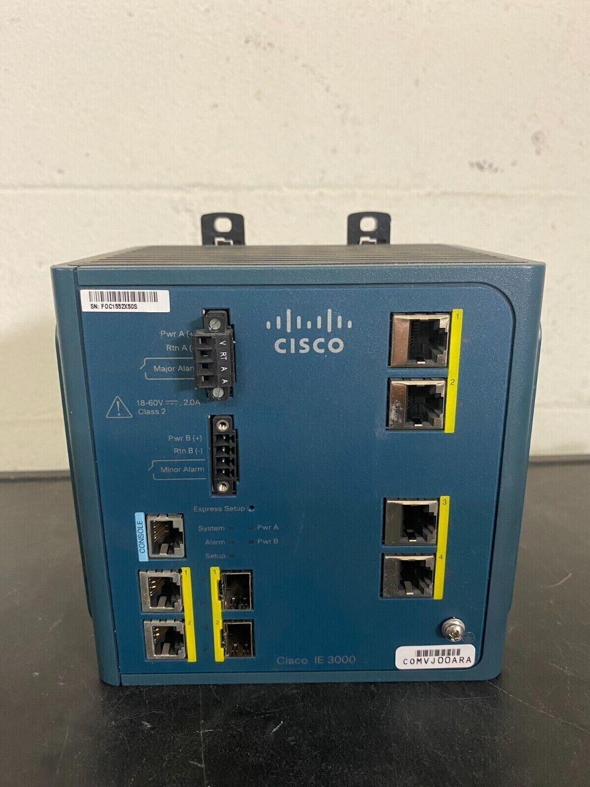 Genuine Cisco IE-3000-4TC 4-Port Industrial Ethernet Switch 10/100/1000 MBPS