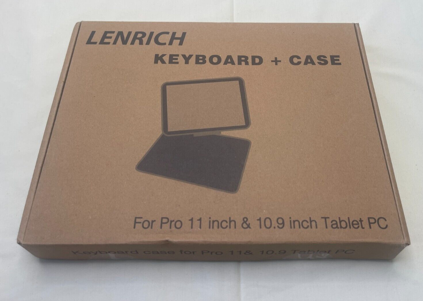 LENRICH Keyboard + Case for 10.9 Inch Tablet And iPad Pro 11