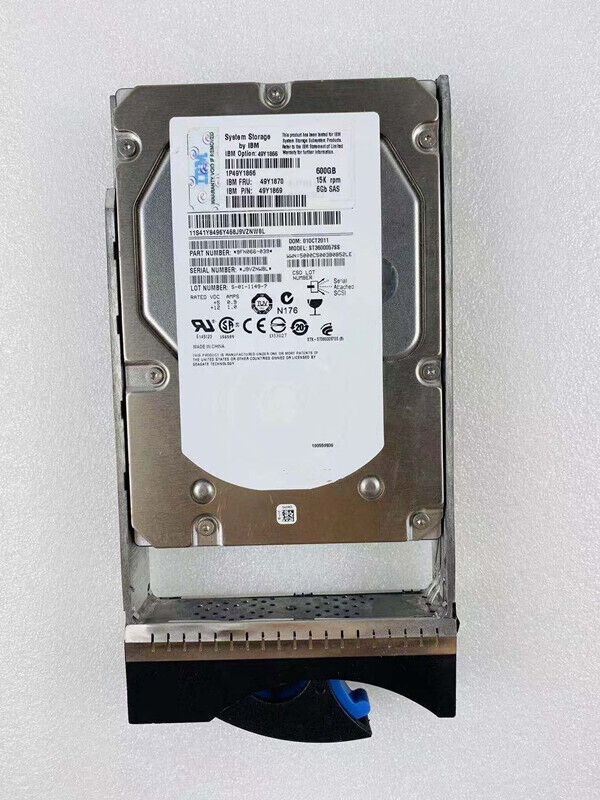 IBM 49Y1866 49Y1870 49Y1869 600g 3.5'  15K SAS servers hard drive HDD