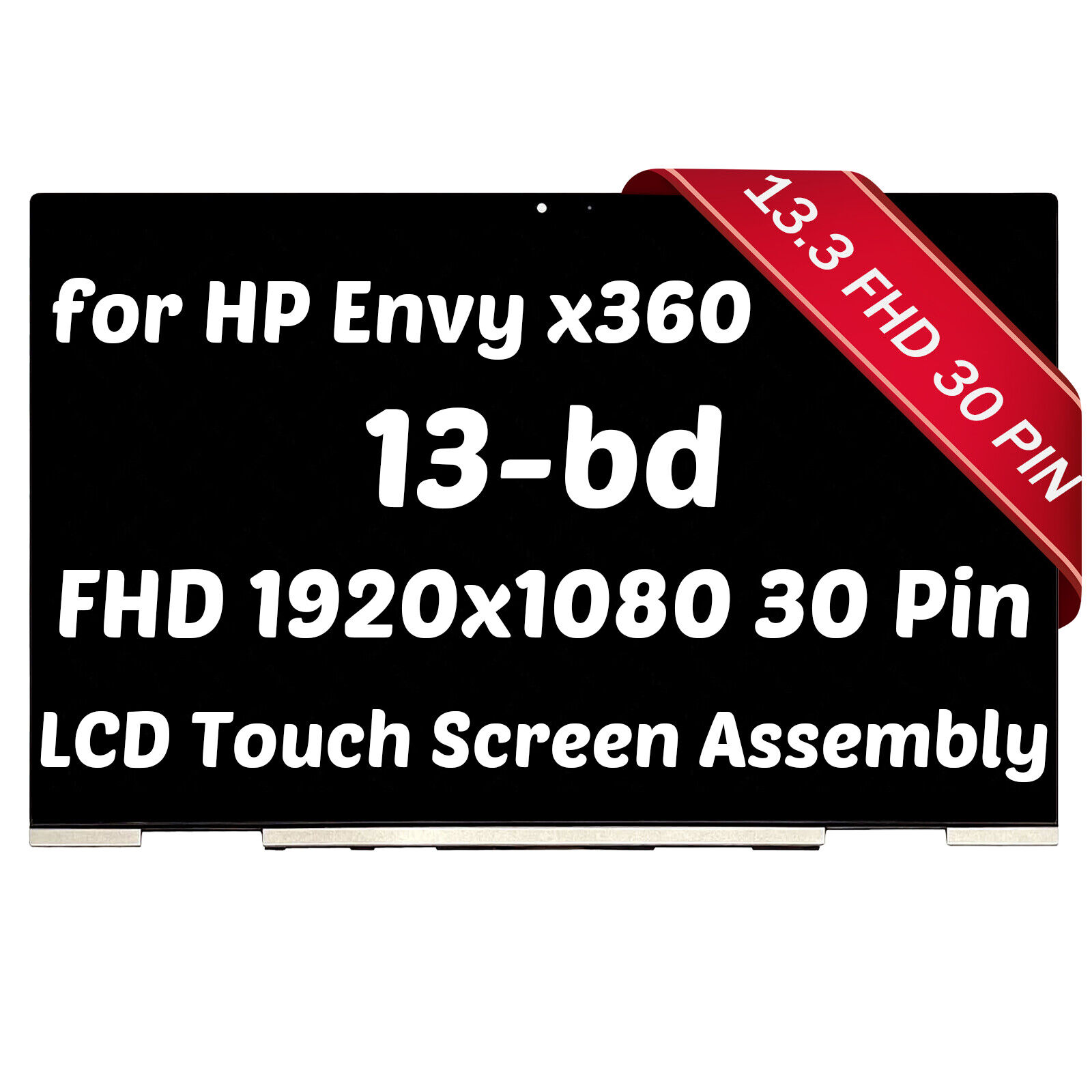 13.3 for HP Envy 13-bd 13-bd1xxx 13-bd0063dx FHD LED LCD Touch Screen Assembly