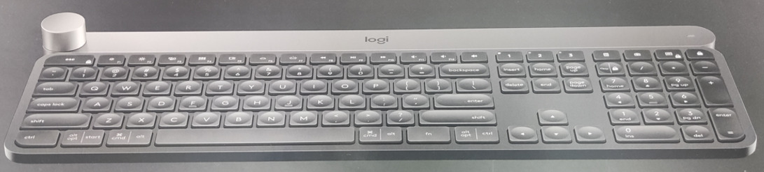 Logitech Craft Advanced Wireless Keyboard with Creative Input Dial and Backlit