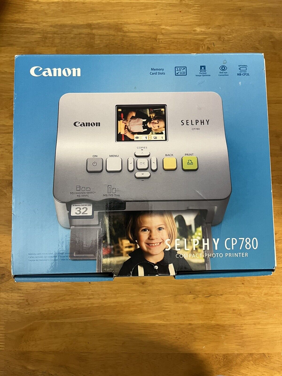 Canon CP780 SELPHY Portable Photo Printer Silver 3501B001