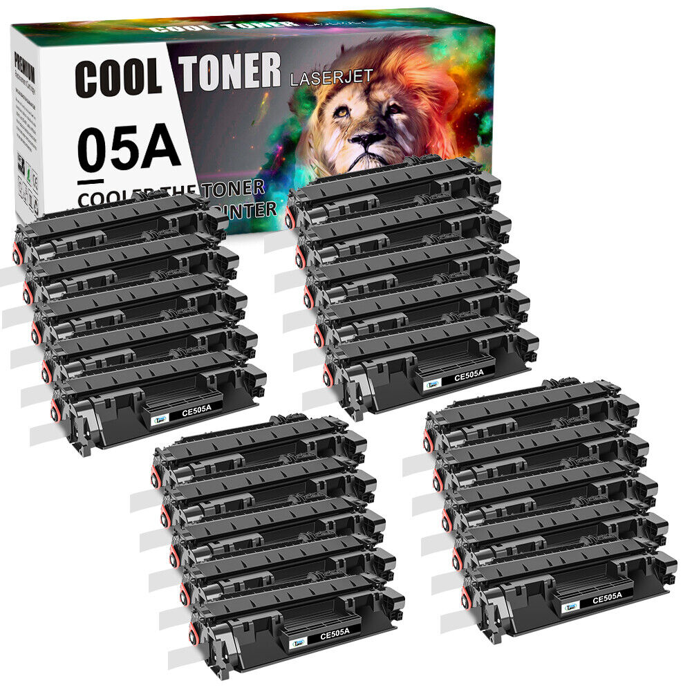 1-20PK Compatible With HP 05A CE505A Toner Cartridge LaserJet P2055X P2050 LOT