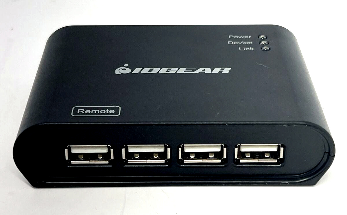 Iogear GUCE64 USB 2.0 4-Port BoostLinq Ethernet Extender - NG D3C.