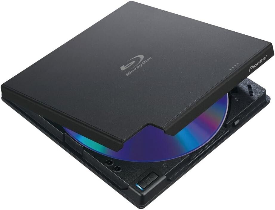 Pioneer BDR-XD07J-UHD Ultra HD 4K Blu-ray Portable Drive USB 3.0 Used From Japan