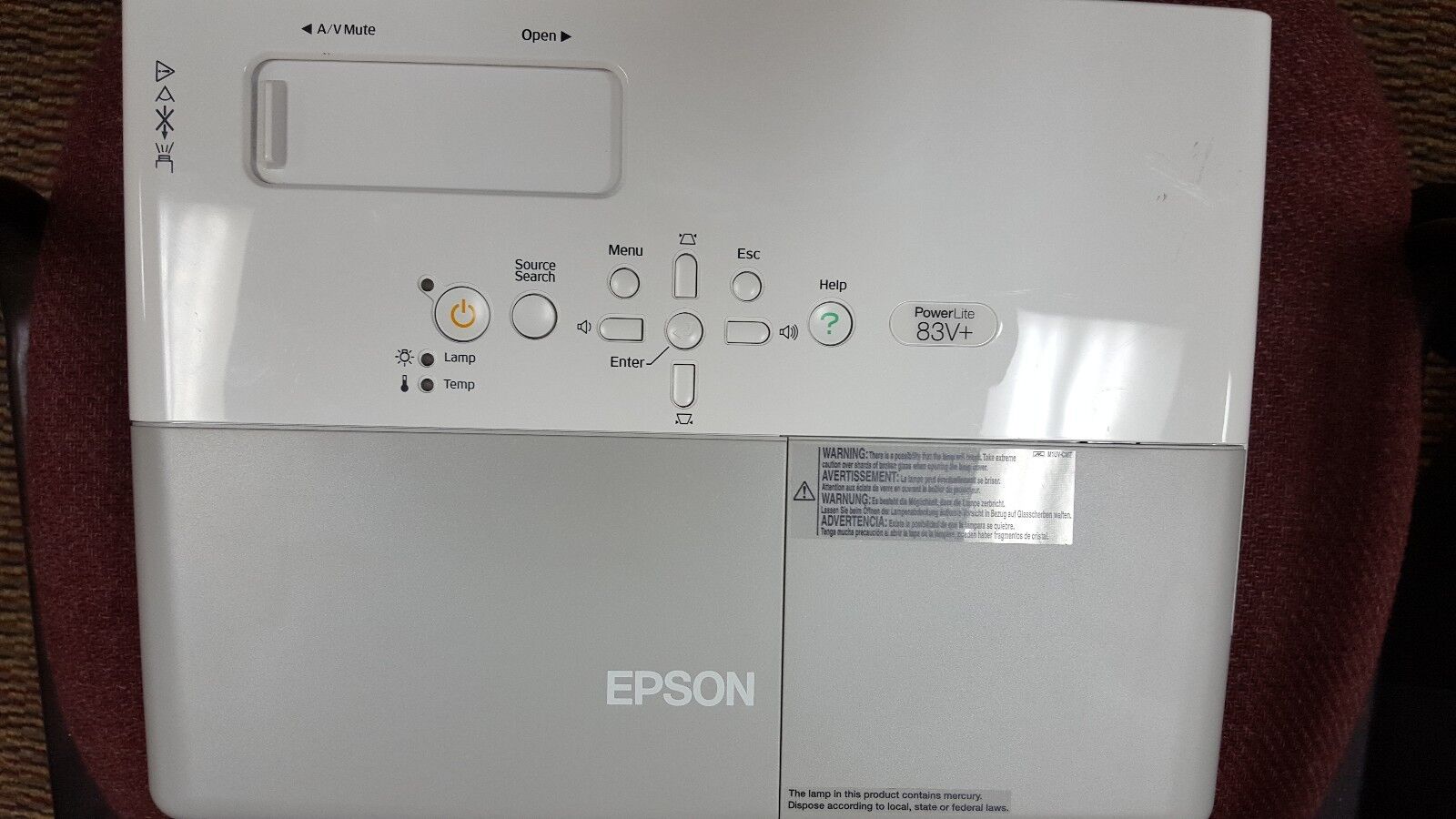 Epson PowerLite 83V+ LCD Projector, A Steal