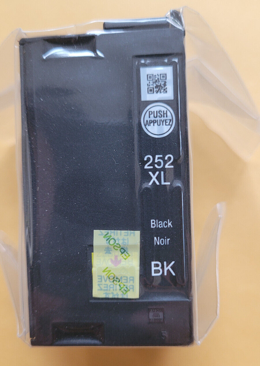 Genuine Epson 252 XL Black ink cartridge