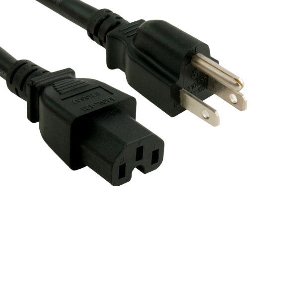 3-15FT AC Power Cord Cable NEMA 5-15P To C15 for Cisco HP Network kettle griddle