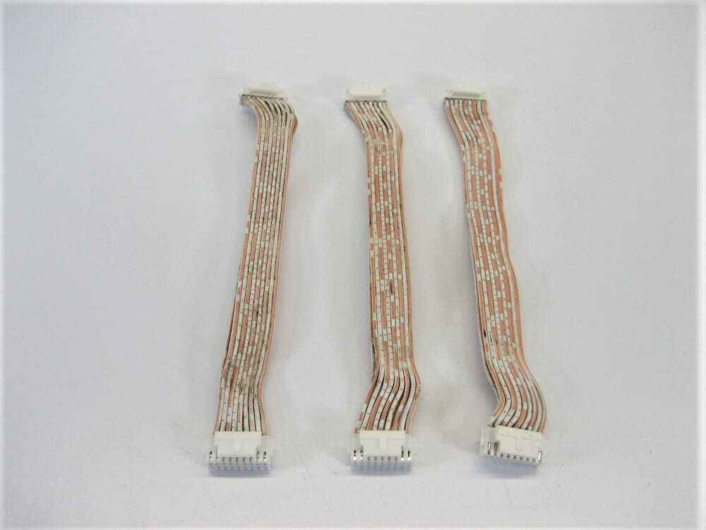 (Lot Of 3) Bitmain – Antminer Control Board 18 Pin Data Ribbon Cables - Used