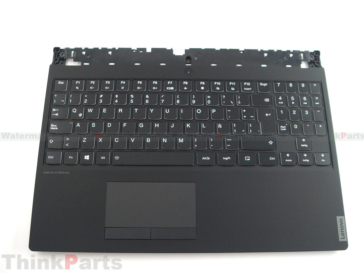 New/Orig Lenovo Legion Y540-15IRH Palmrest Lastin Spanish Keyboard Bezel Backlit