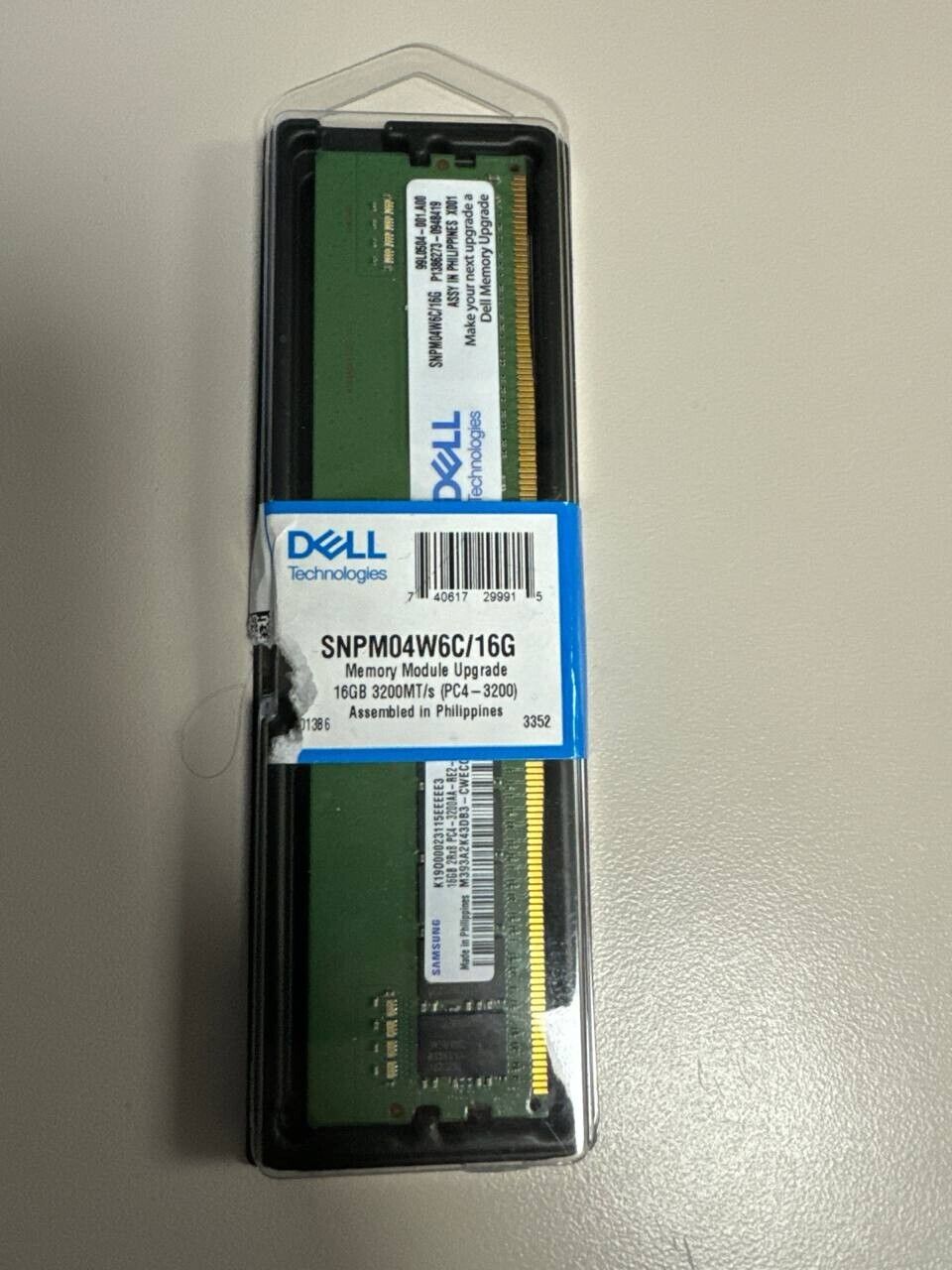Dell Memory SNPM04W6C/16G AA783421 16GB 2Rx8 DDR4 RDIMM 3200MHz RAM