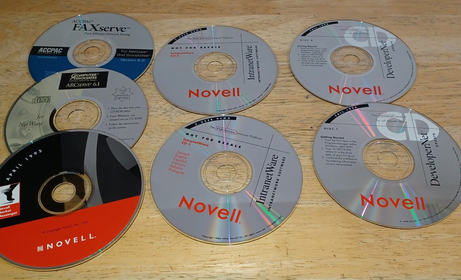 Novell IntranetWare  2-User Demo 1996, Fall 1996 DeveloperNet, More
