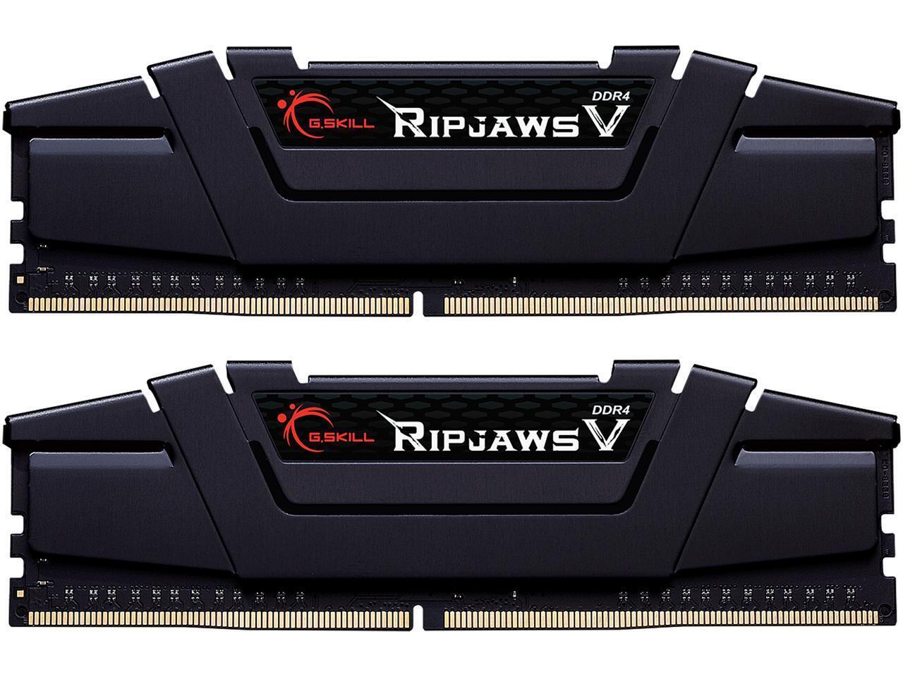 G.SKILL Ripjaws V 32GB (2 x 16GB) PC RAM DDR4 4400 (PC4 35200) Desktop Memory