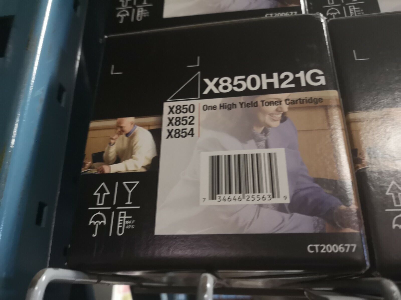 Genuine Lexmark X850H21G Black Toner Cartridge - NEW SEALED
