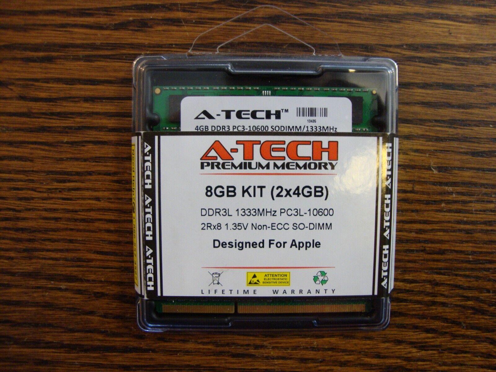 A-Tech Premium Memory 8GB Kit 2x4GB Designed for Apple