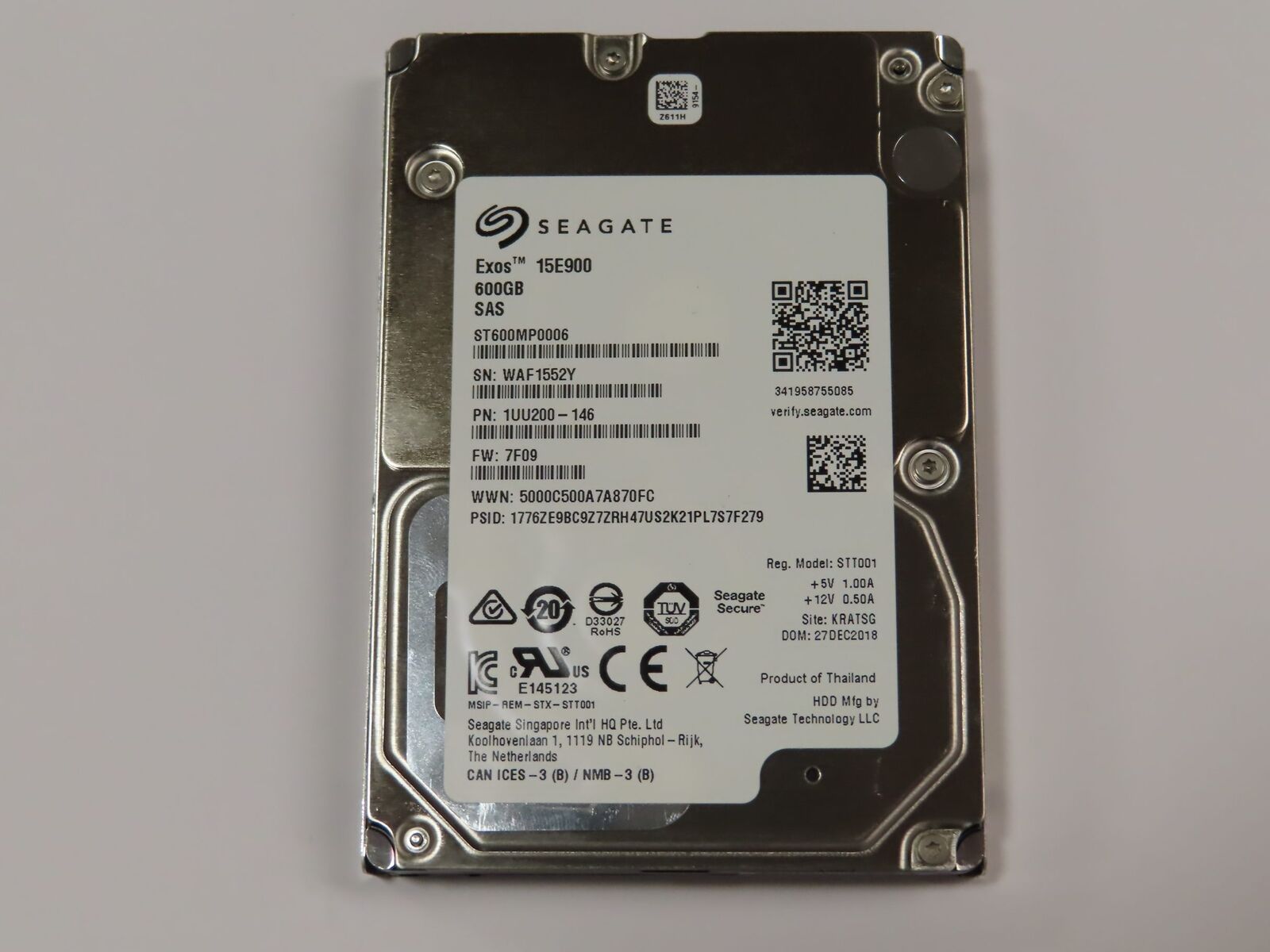 Seagate Exos 15E900 ST600MP0006 600GB 15k 12Gbps 2.5