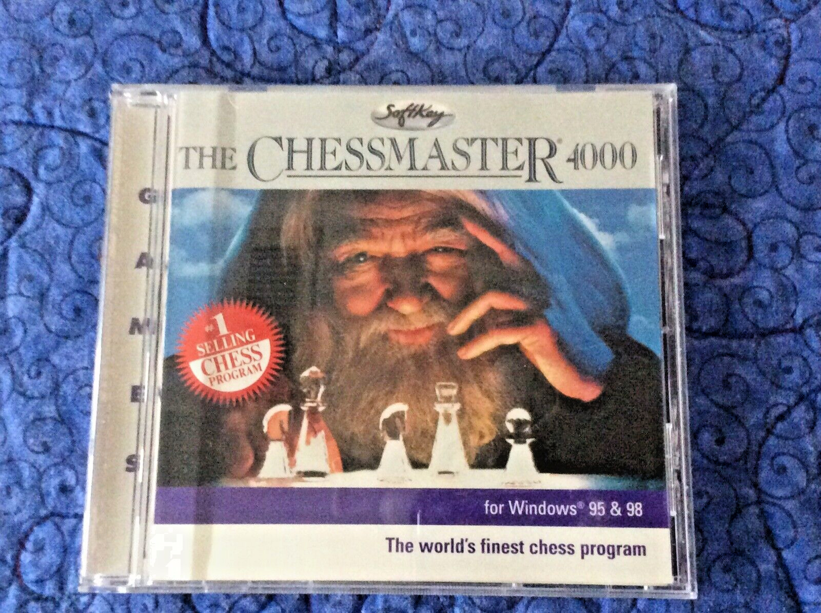 Preowned - “ The Chessmaster 4000” DVD -Windows 95 & 98 -original Papers & Case