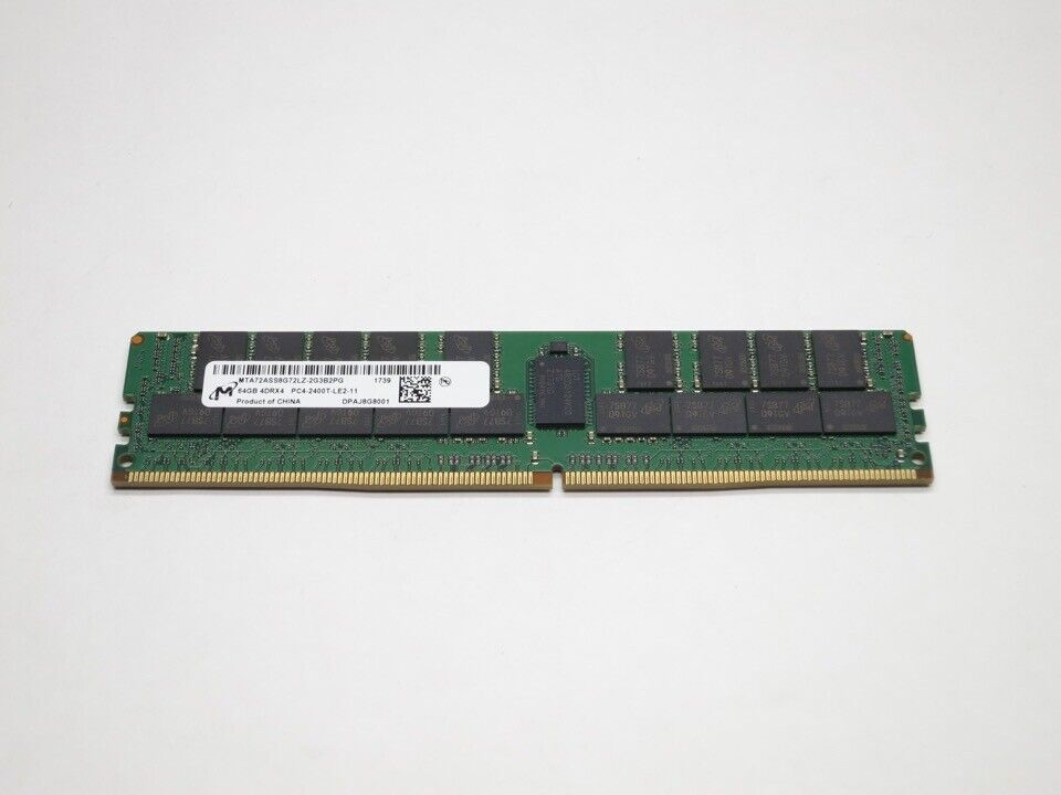 MTA72ASS8G72LZ-2G3B2 MICRON 64GB DDR4 2400 LRDIMM 4Rx4 SERVER RAM MODULE