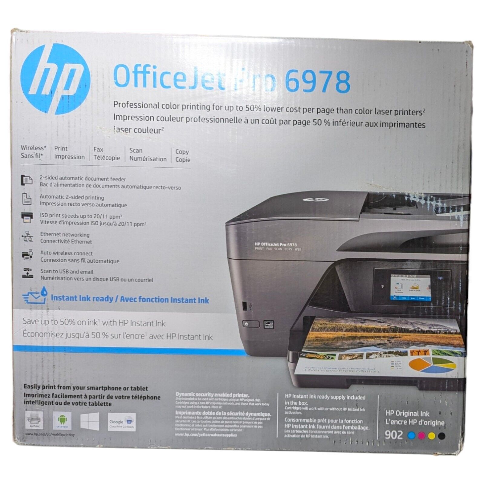 BRAND NEW HP OfficeJet Pro 6978 All-in-One Wireless Printer
