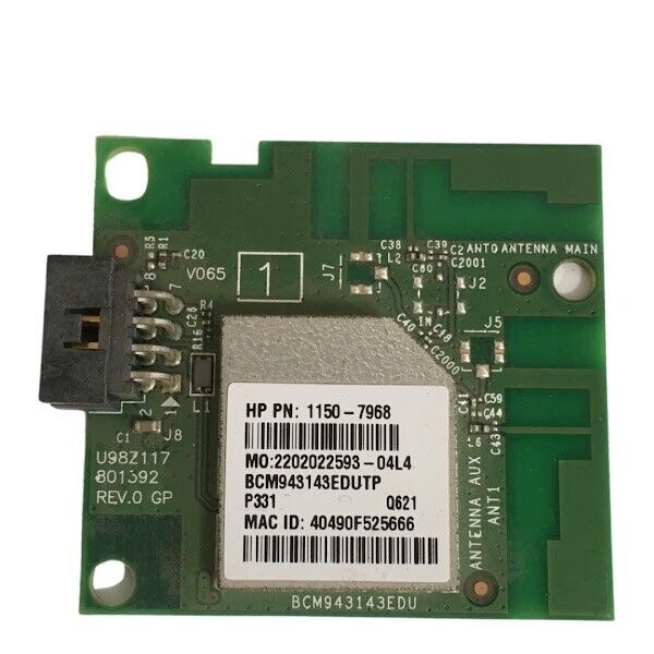 OEM HP 1150-7968 Wireless PC Board ASSY for HP LaserJet ENT M552, M553, M577