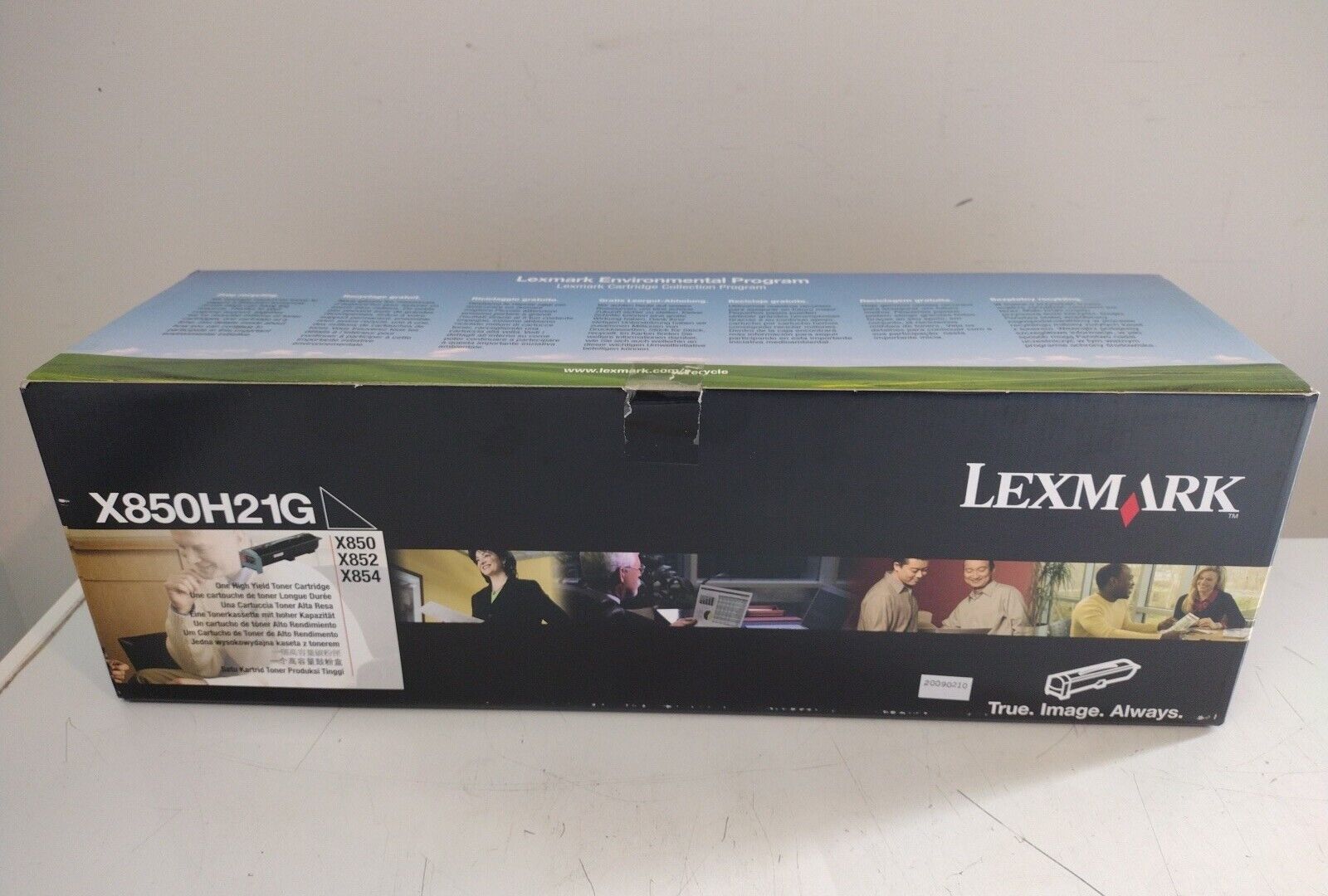 Genuine Lexmark X850H21G Black Toner Cartridge X850 X852 X854 Series (30K)Sealed