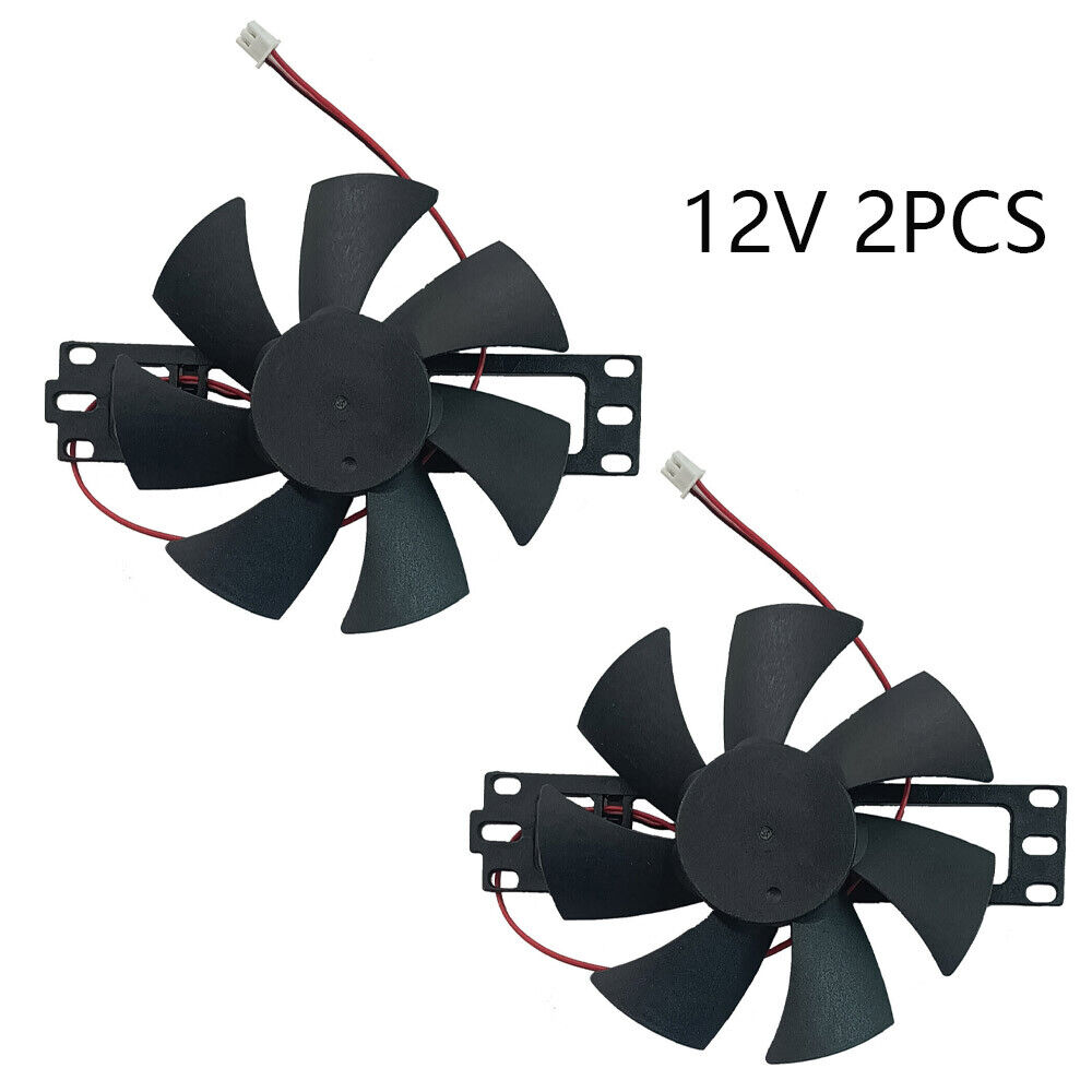 2PCS DC 12V Universal Case Cooling Fan for Induction Cooker Repair USA SELLER