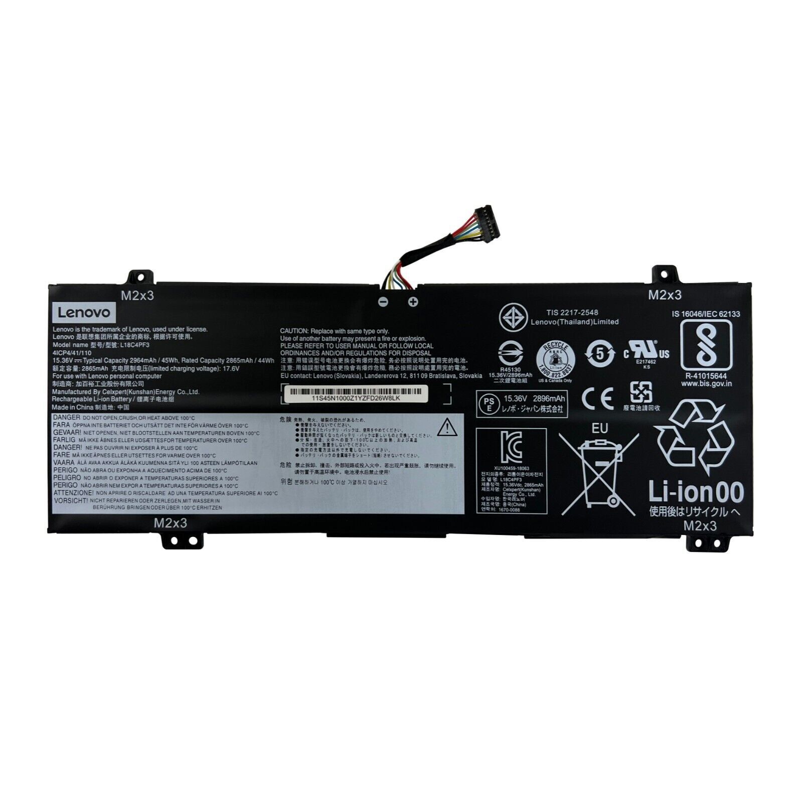 OEM L18M4PF3 L18C4PF3 L18C4PF4 Battery For Lenovo IdeaPad C340-14API S540-14IWL