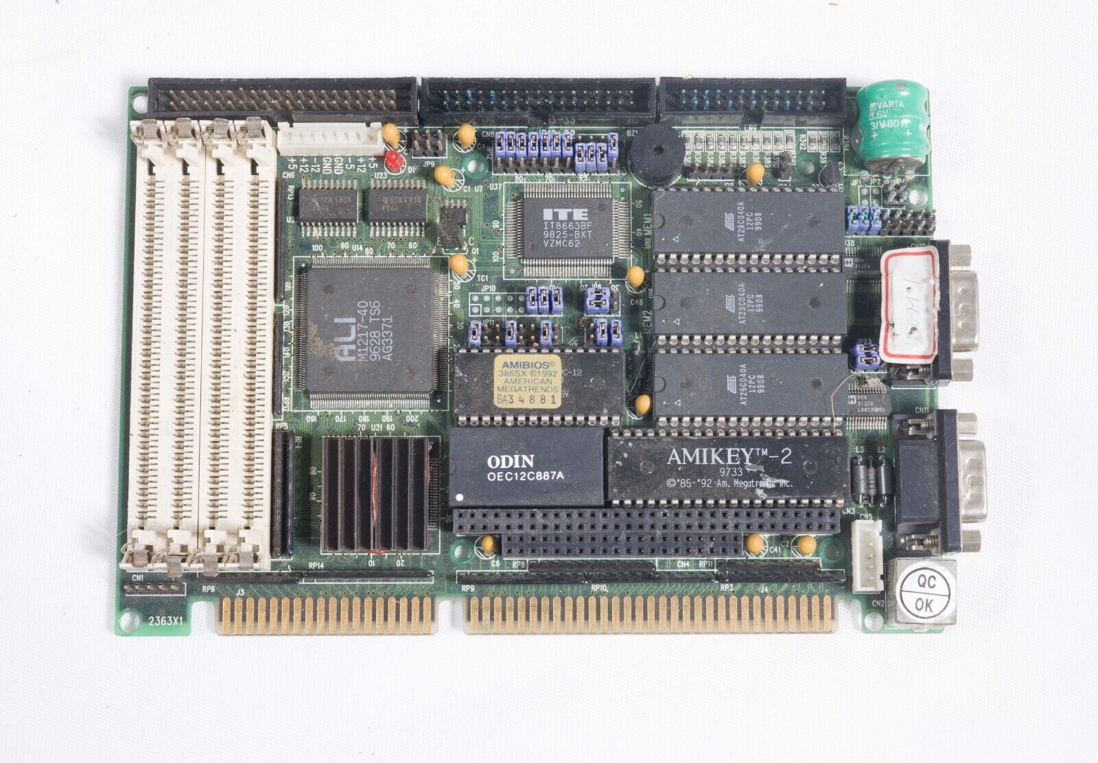 Vintage Generic single board computer 386SX or 486SLC PC104 16 bit ISA ISA05