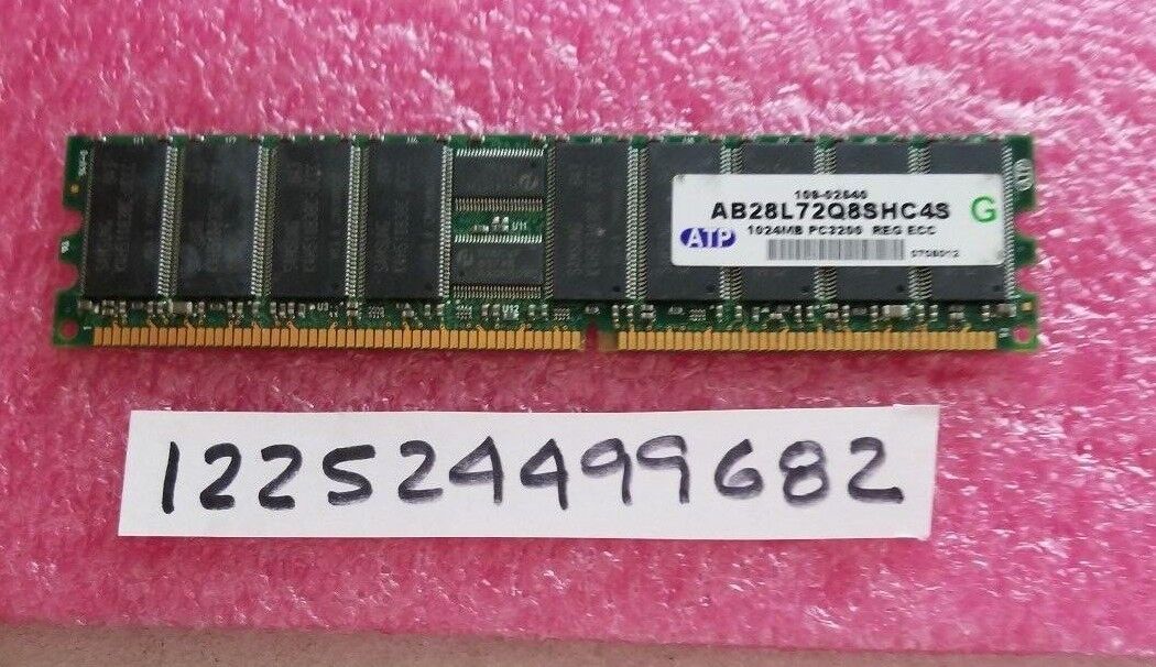 1GB DDR DDR1 PC PC3200R DUAL RANK 400MHZ 3200R 184PIN ECC-REG RDIMM 2RX8  64X8 