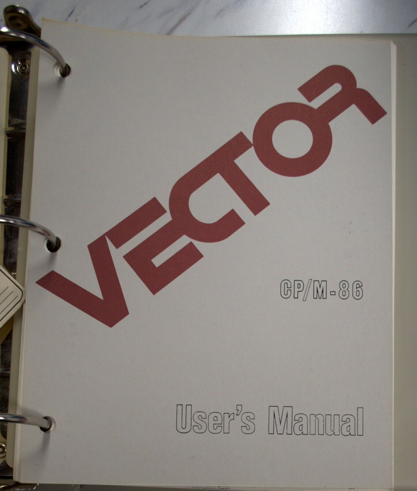 Vector  CP/M 86 User's Manual    - ships worldwide