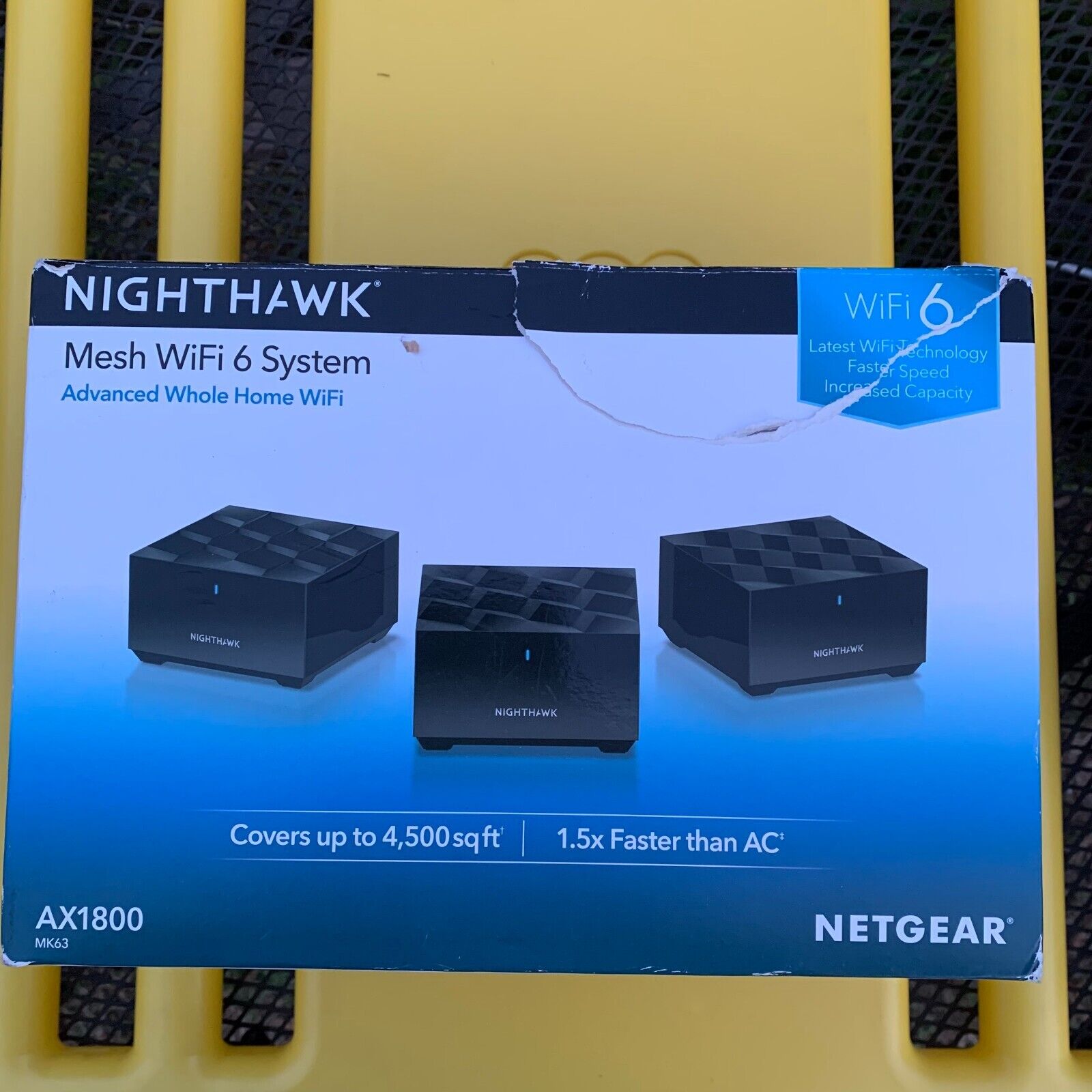 ⚡SHIPS SAME DAY⚡ NETGEAR MK63S100NAS Nighthawk Home Mesh WiFi Extender - Black
