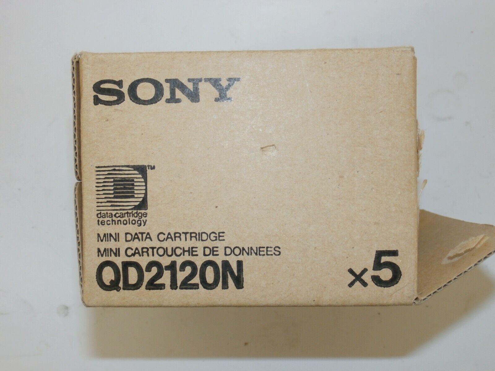 Pack of 5 Sony Mini Data Cartridges 120MB QD-2120N