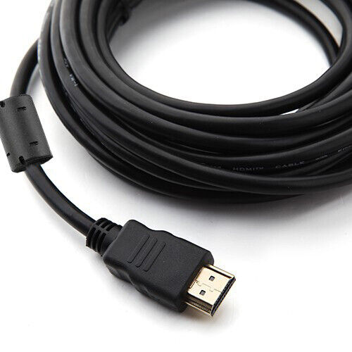50Ft 15M Premium HDMI To HDMI 1.4 Cable Gold 1080P HDTV LCD 3D Hq