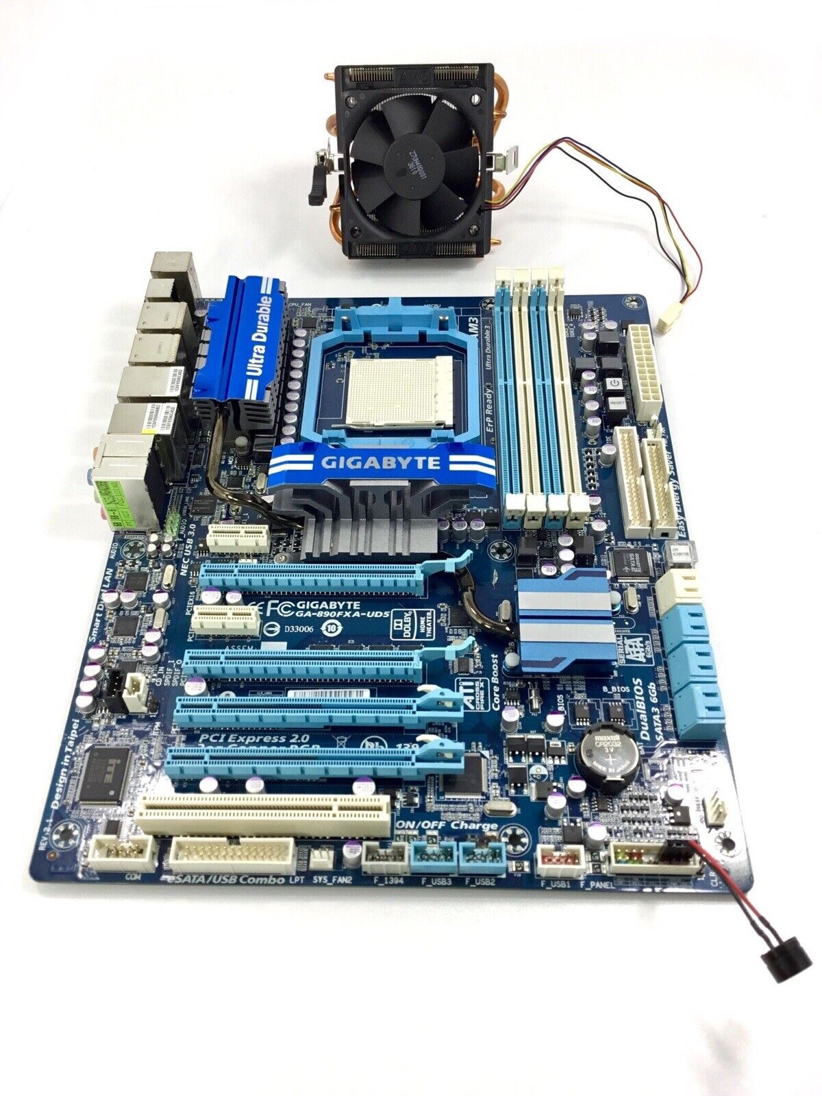 Gigabyte Technology GA-890FXA-UD5, Socket AM3, AMD Motherboard PC W/ Heatsink