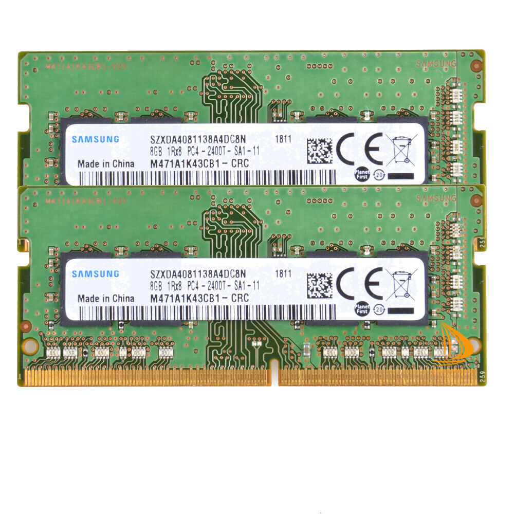 Samsung 8GB PC4-2400T DDR4-19200S CL17 Laptop RAM Memory M471A1K43CB1 CRC SODIMM
