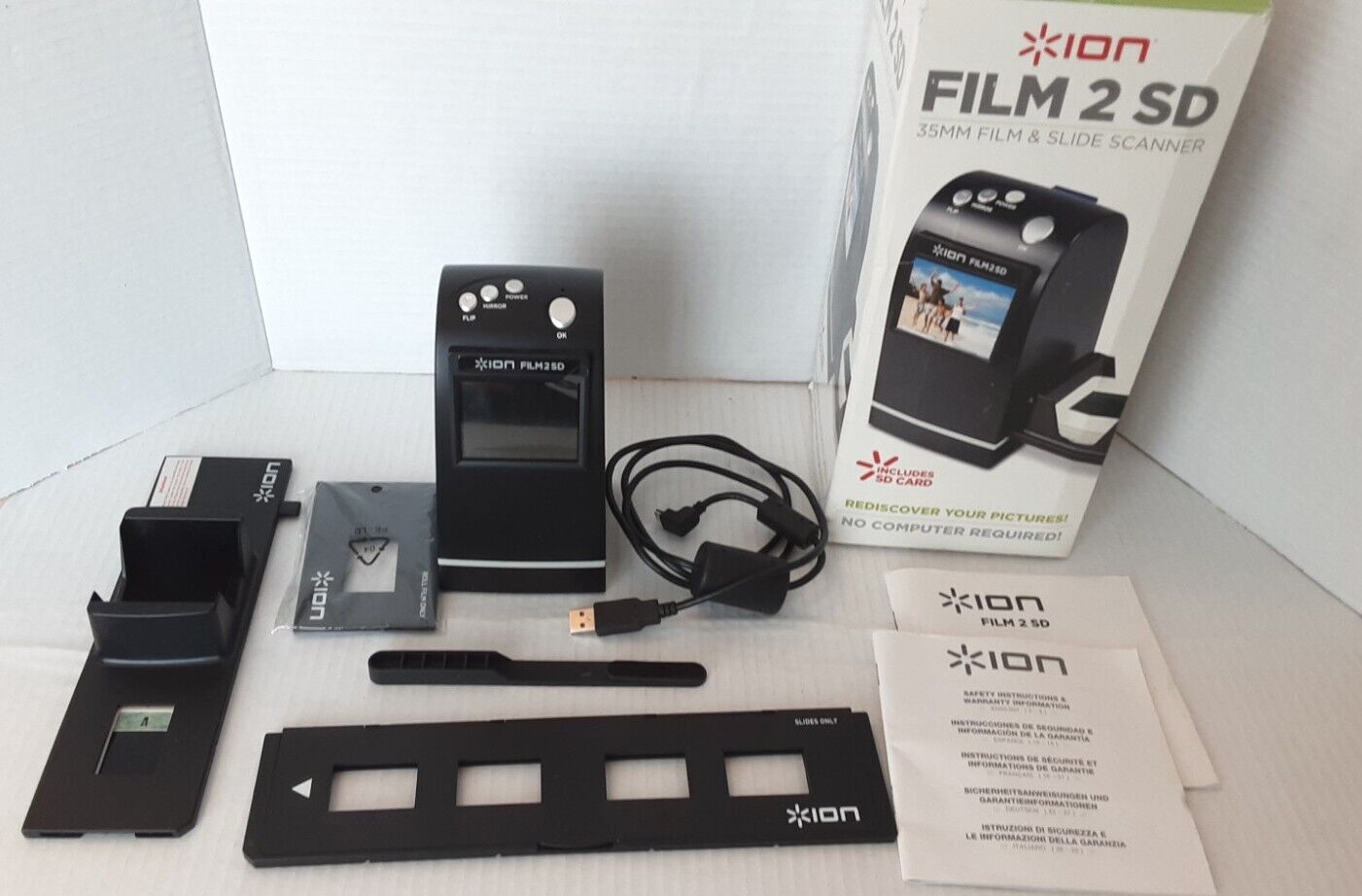 Works-ION FILM2SDMK2 5 MP Sensor Film 2 SD 35MM Film & Slide Scanner