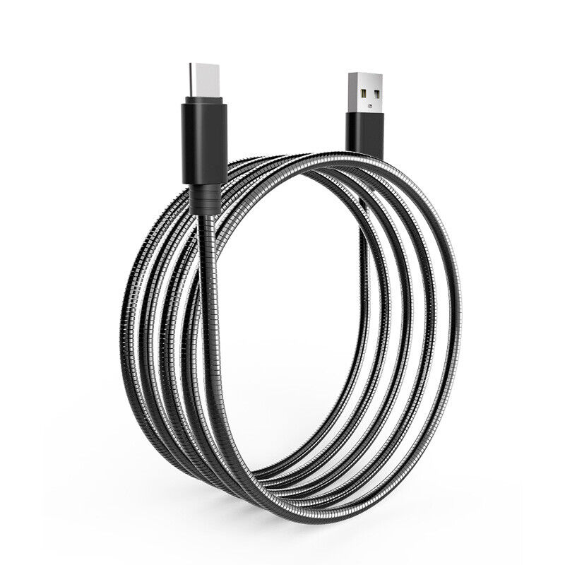 USB-C 3.1 Type C to 3.0 Type A Sync Data Fast Charging Stainless Steel Cable