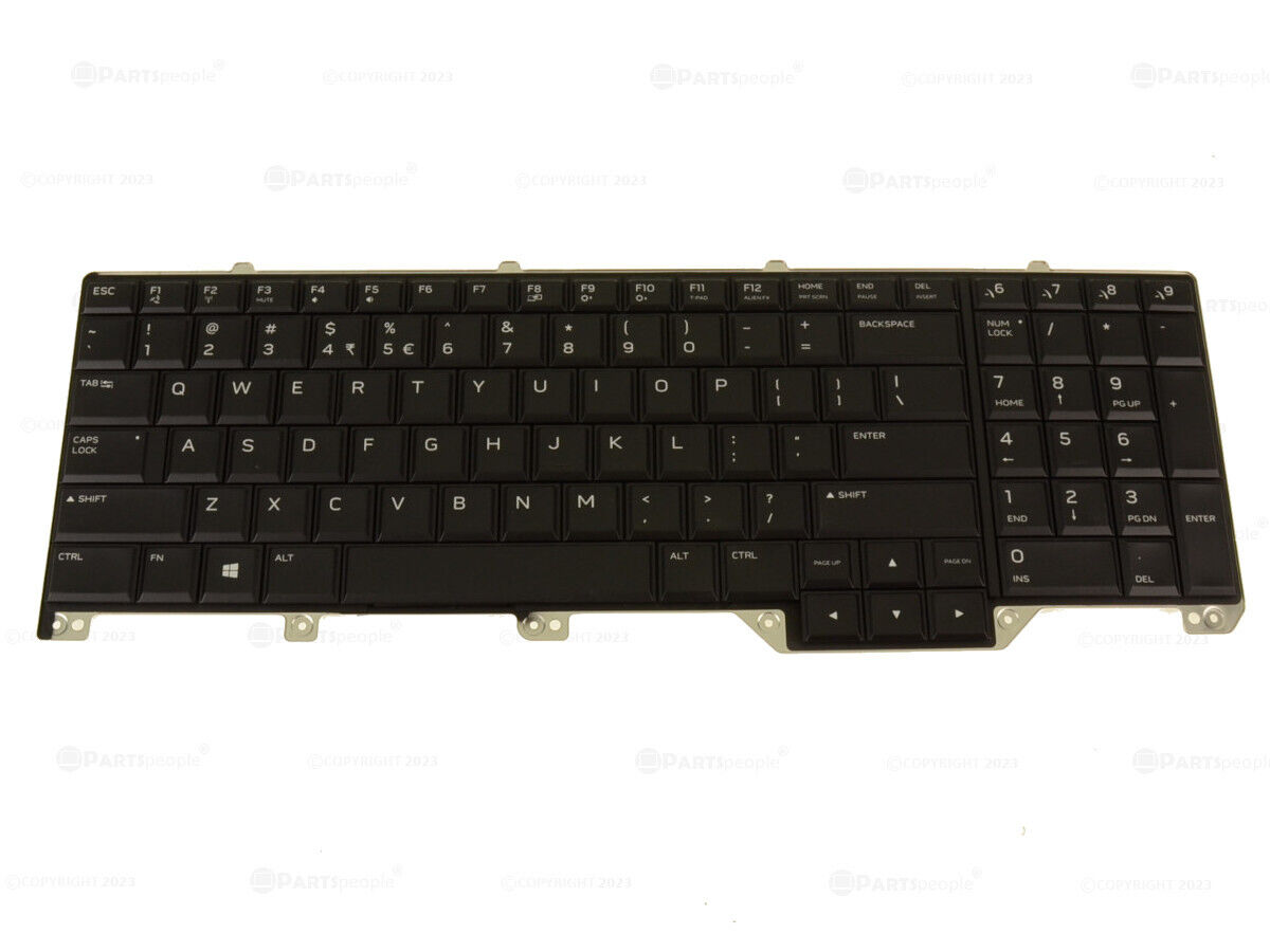 US INTL OEM Alienware 17 R5 RGB-Per Key Backlit Laptop Laptop Keyboard 7FJHC