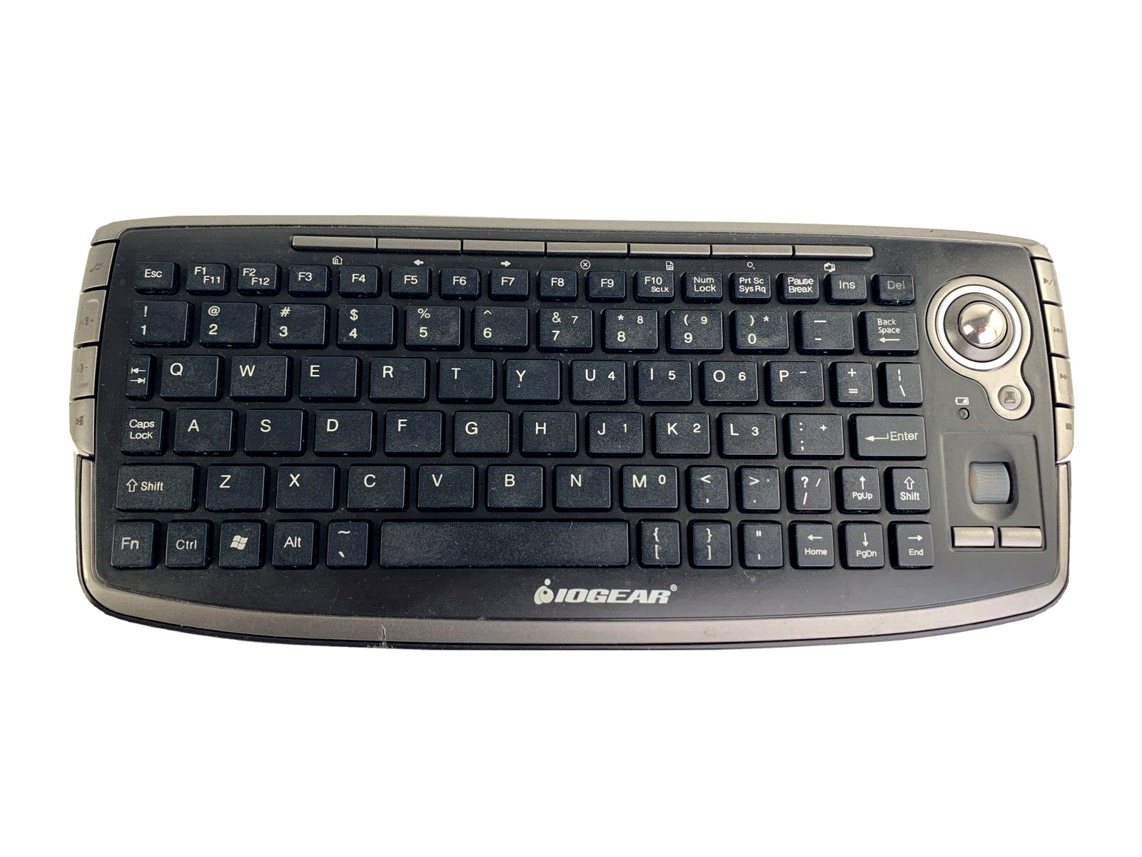 IOGEAR GKM681R Wireless Compact Keyboard w/ Optical Trackball & USB Receiver