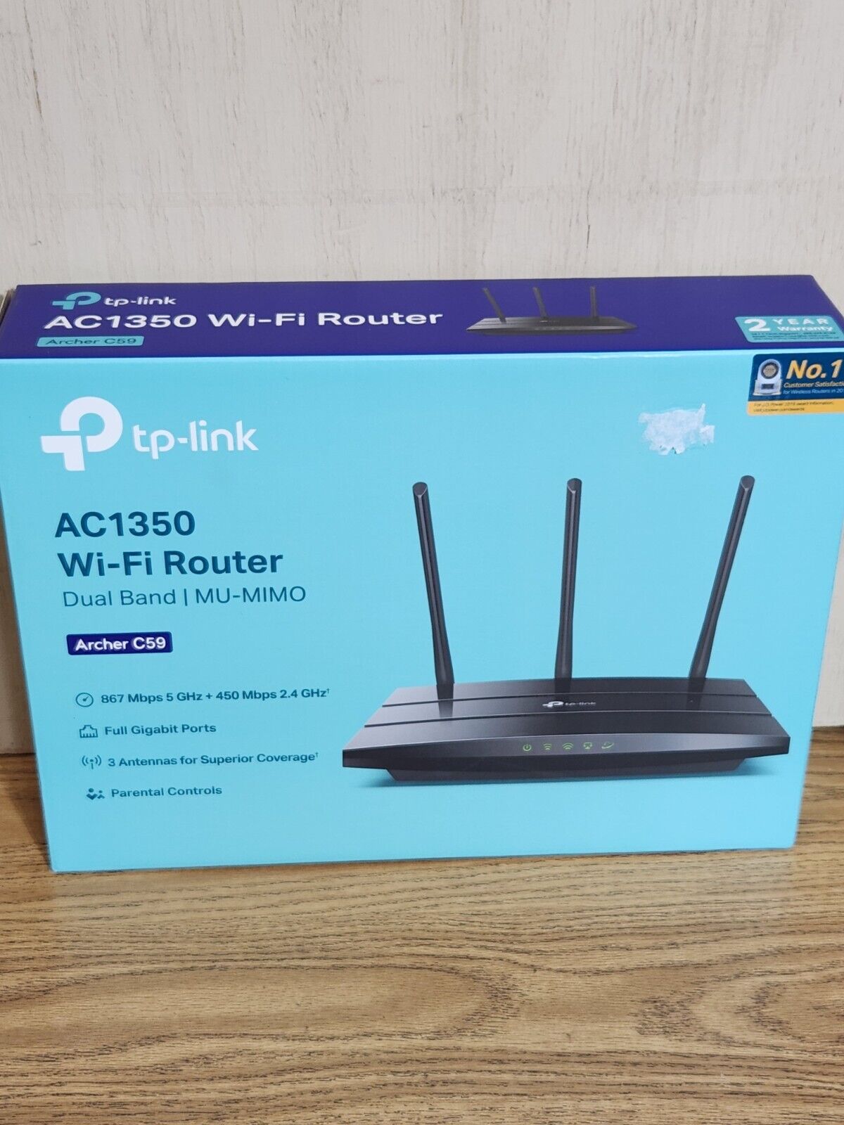 TP-Link AC1350 Wireless Dual Band Router Archer C59