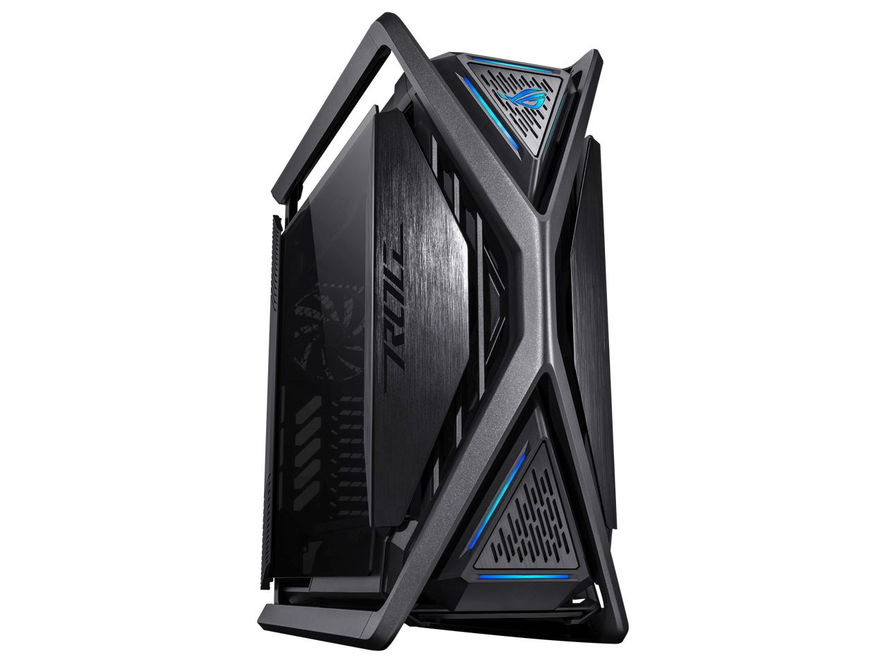 ASUS ROG Hyperion GR701 EATX full-tower computer case with semi-open structure,