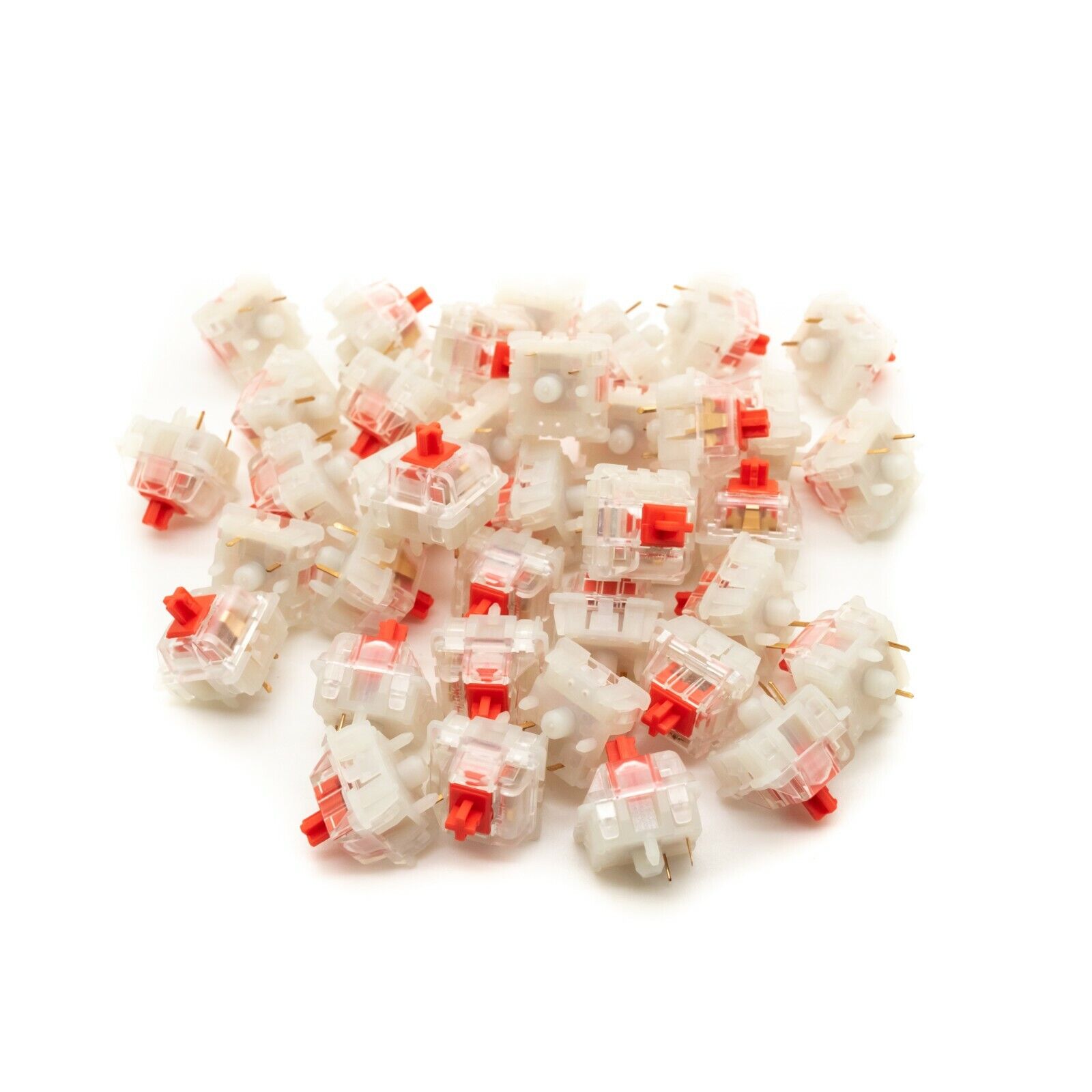 Gateron Milky Pros Red mechanical keyboard smooth Switches *You Choose*
