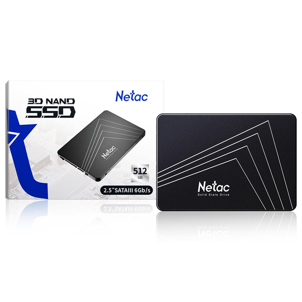Netac Internal SSD 1TB Solid State Drive 2.5'' SATA III 6GB/s Up to 550MBps