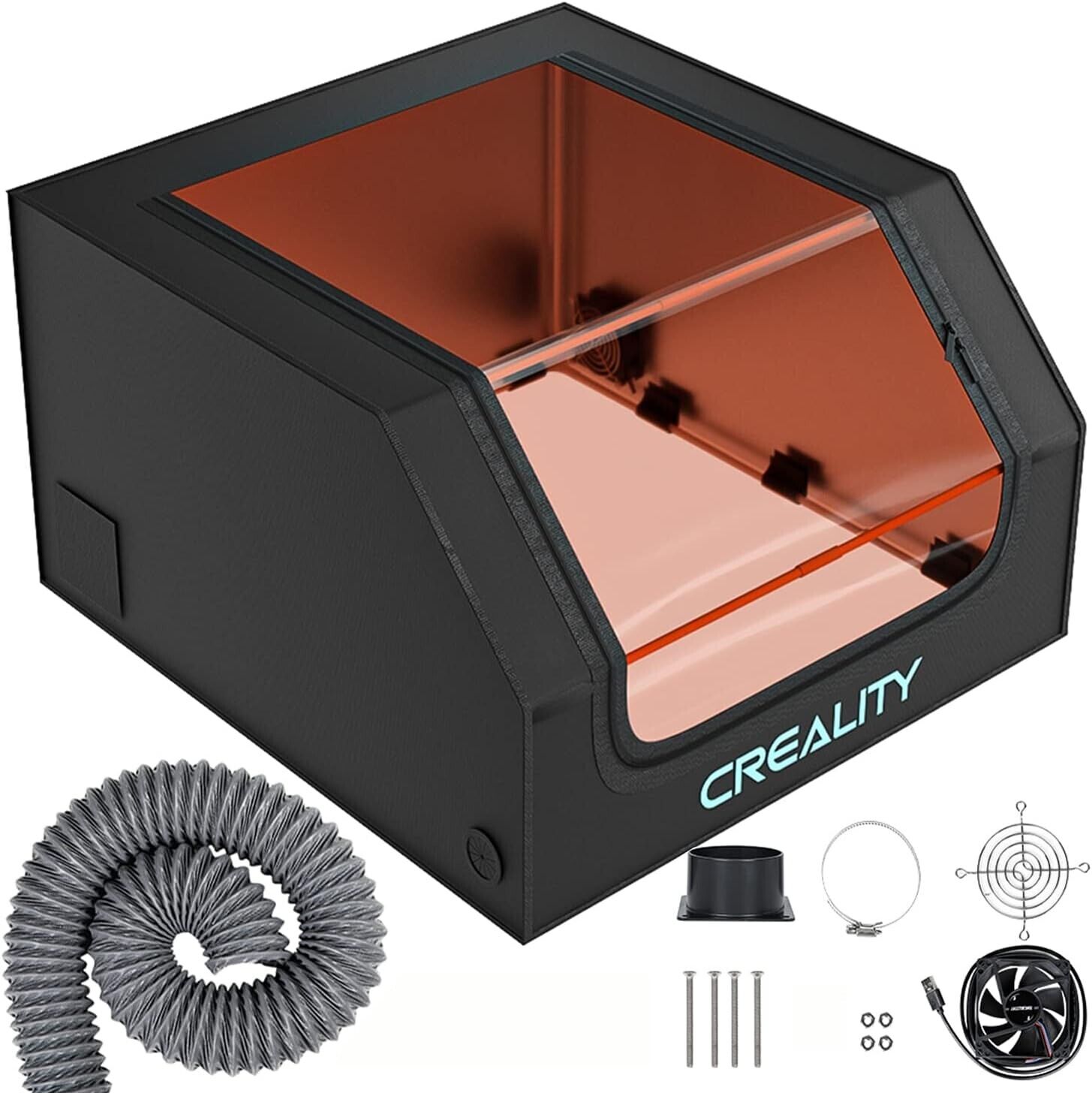 Creality Laser Engraver Enclosure, Fireproof and Dustproof Protective Cover