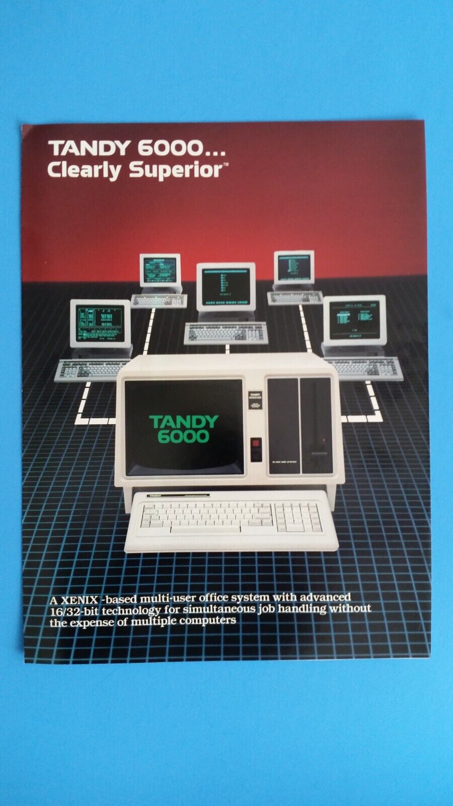 RPSi92's Tandy 6000 Clearly Superior 6-page Brochure